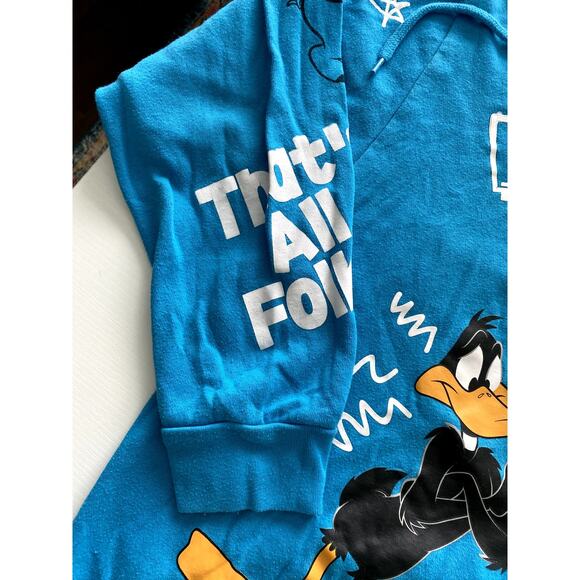 Looney Tunes RUE 21 Lightweight Retro Y2K Hoodie Size Medium - Picture 4 of 10